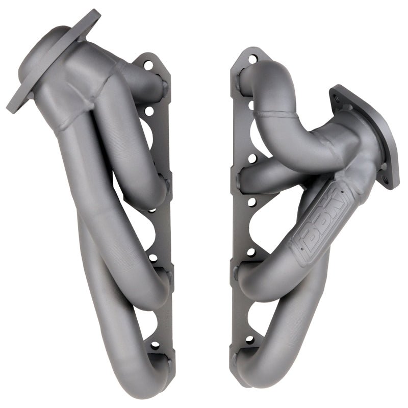 BBK 87-95 Ford F150 Truck 5.0 302 Shorty Unequal Length Exhaust Headers - 1-5/8 Chrome - Crew Original