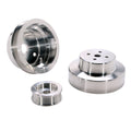 BBK 88-95 GM Truck 4.3 5.0 5.7 Underdrive Pulley Kit - Lightweight CNC Billet Aluminum (3pc) - Crew Original
