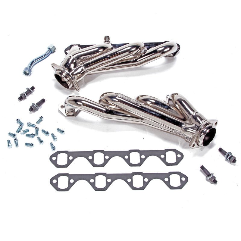 BBK 94-95 Mustang 5.0 Shorty Unequal Length Exhaust Headers - 1-5/8 Chrome - Crew Original