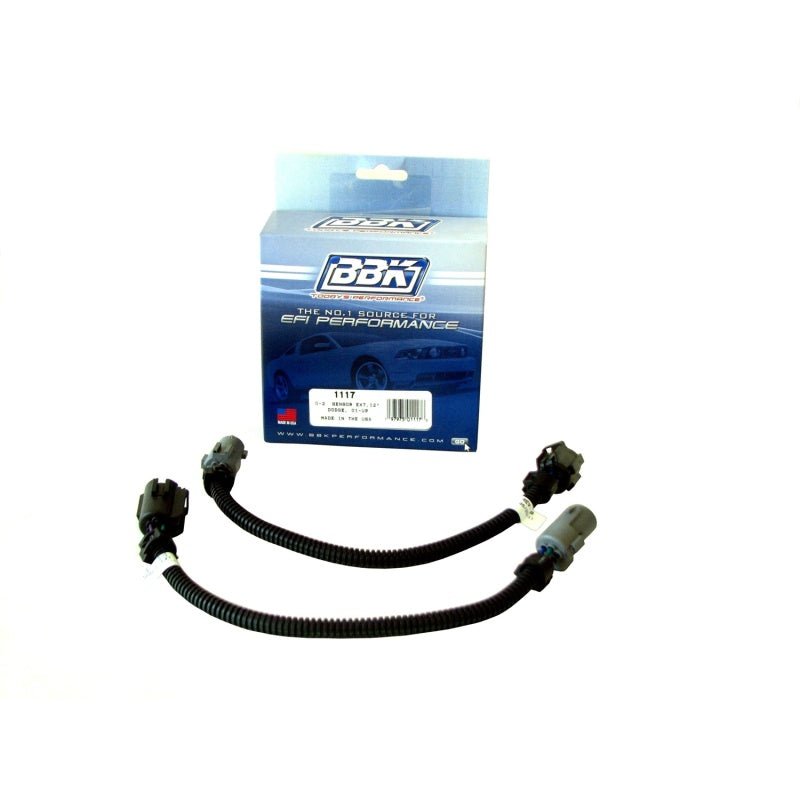BBK 96-04 Dodge 4 Pin Round Style O2 Sensor Wire Harness Extensions 12 (pair) - Crew Original