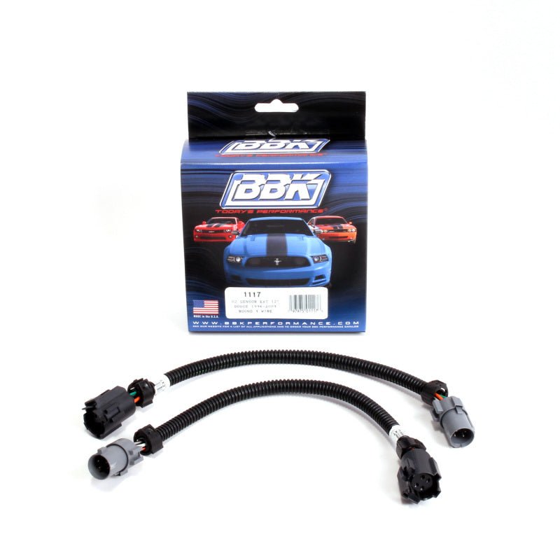 BBK 96-04 Dodge 4 Pin Round Style O2 Sensor Wire Harness Extensions 12 (pair) - Crew Original