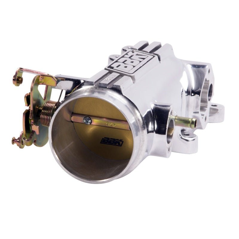 BBK 96-04 Mustang 4.6 GT 78mm Throttle Intake BBK Power Plus Series - Polished - Crew Original