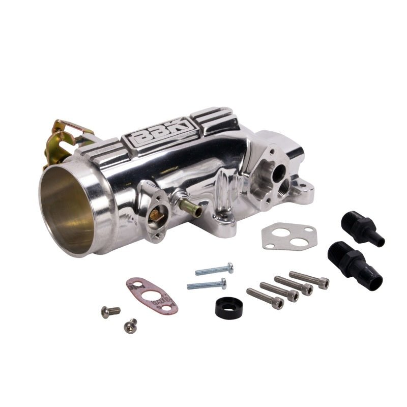 BBK 96-04 Mustang 4.6 GT 78mm Throttle Intake BBK Power Plus Series - Polished - Crew Original