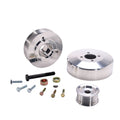 BBK 97-04 Ford F150 Expedition 4.6 5.4 Underdrive Pulley Kit - Lightweight CNC Billet Aluminum (3pc) - Crew Original