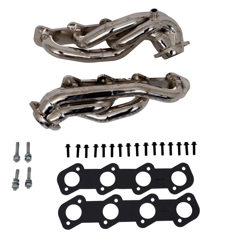 BBK 99-03 Ford F Series Truck 5.4 Shorty Tuned Length Exhaust Headers - 1-5/8 Chrome - Crew Original
