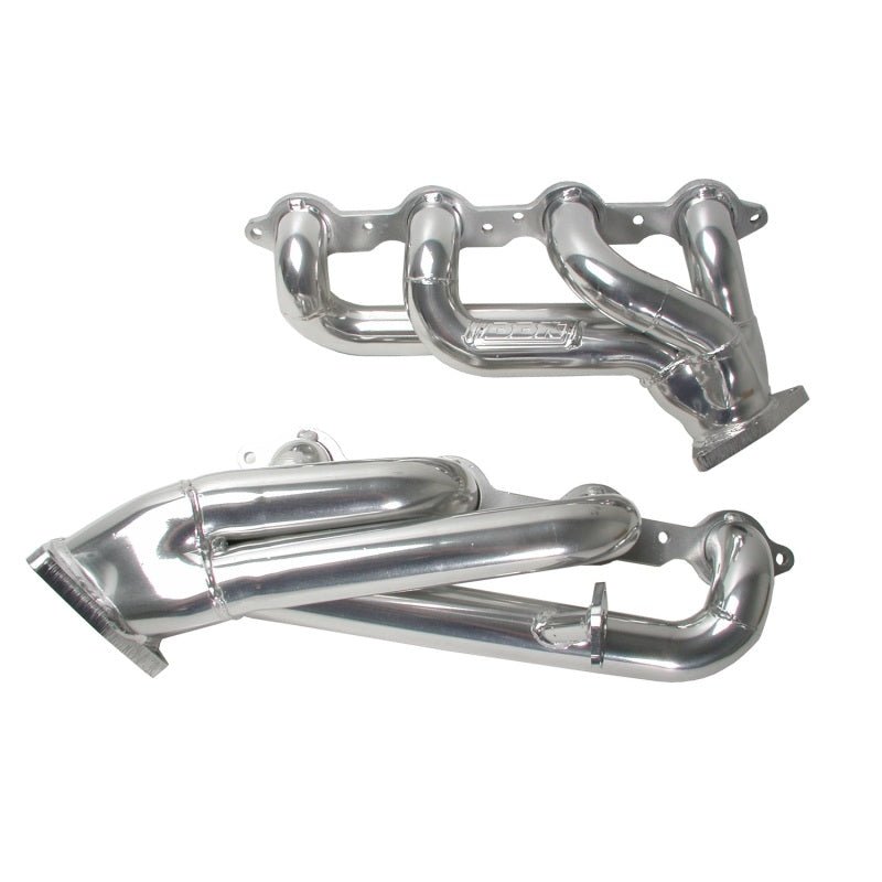 BBK 99-04 GM Truck SUV 6.0 Shorty Tuned Length Exhaust Headers - 1-3/4 Silver Ceramic - Crew Original