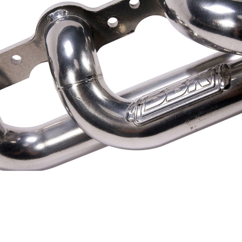 BBK 99-04 GM Truck SUV 6.0 Shorty Tuned Length Exhaust Headers - 1-3/4 Silver Ceramic - Crew Original
