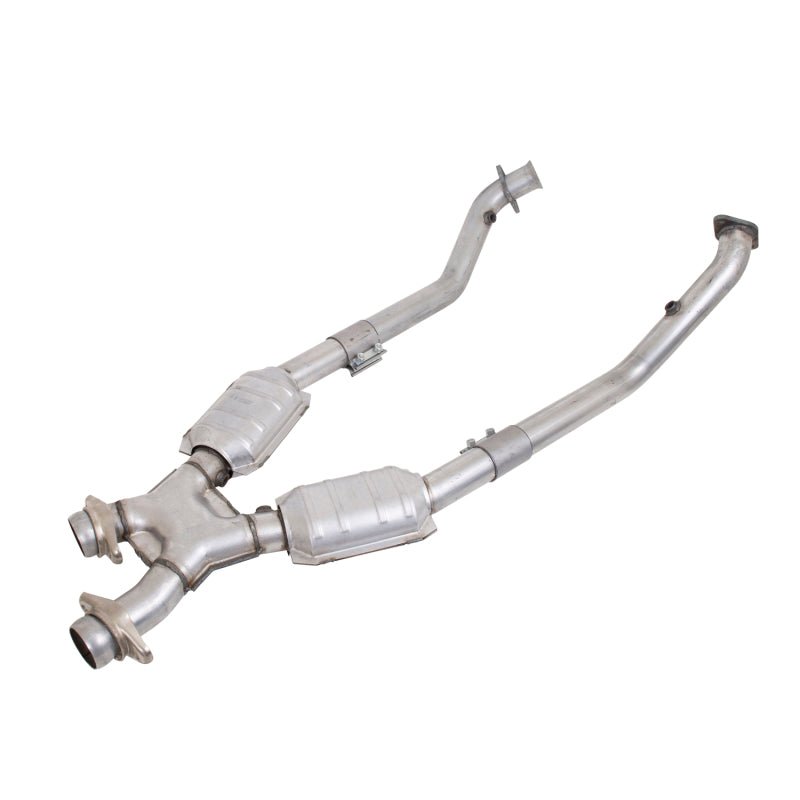 BBK 99-04 Mustang 4.6 GT / Cobra High Flow X Pipe With Catalytic Converters - 2-1/2 - Crew Original