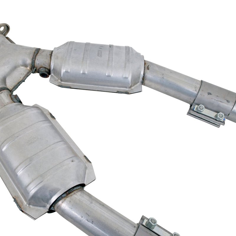 BBK 99-04 Mustang 4.6 GT / Cobra High Flow X Pipe With Catalytic Converters - 2-1/2 - Crew Original