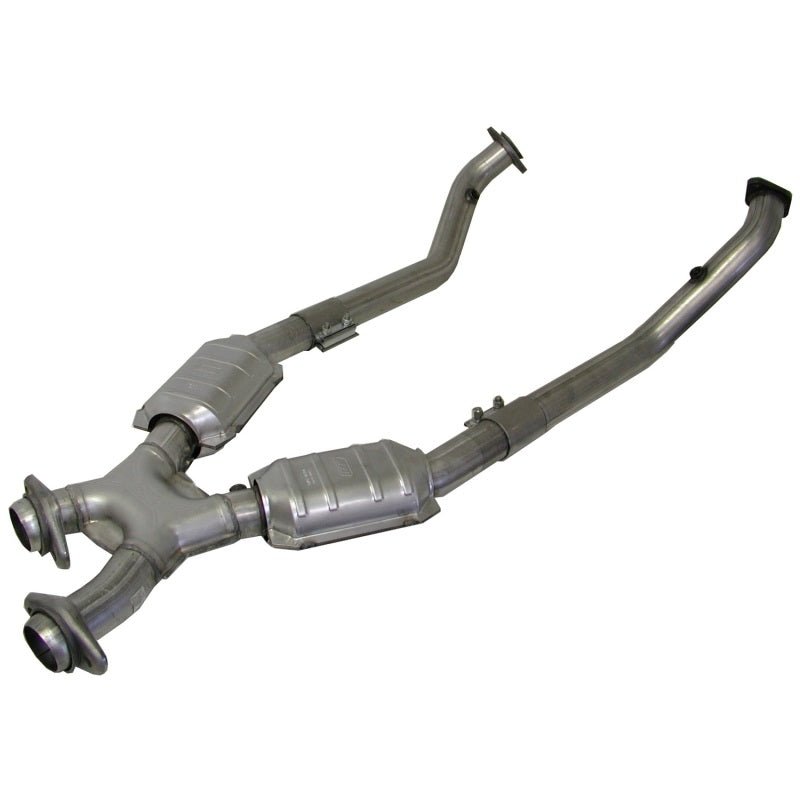 BBK 99-04 Mustang 4.6 GT / Cobra High Flow X Pipe With Catalytic Converters - 2-1/2 - Crew Original