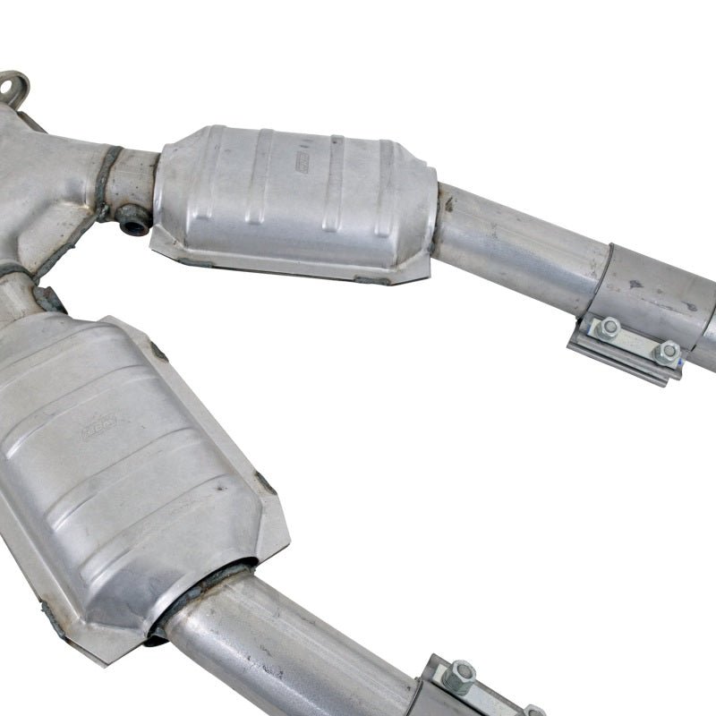 BBK 99-04 Mustang 4.6 GT / Cobra High Flow X Pipe With Catalytic Converters - 2-1/2 - Crew Original