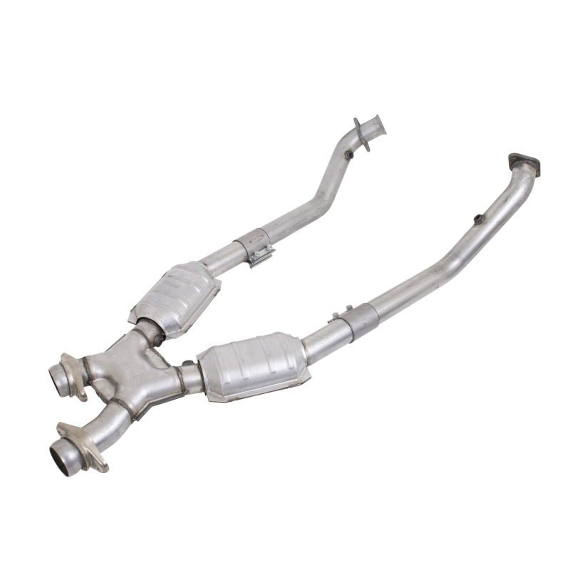 BBK 99-04 Mustang 4.6 GT / Cobra High Flow X Pipe With Catalytic Converters - 2-1/2 - Crew Original