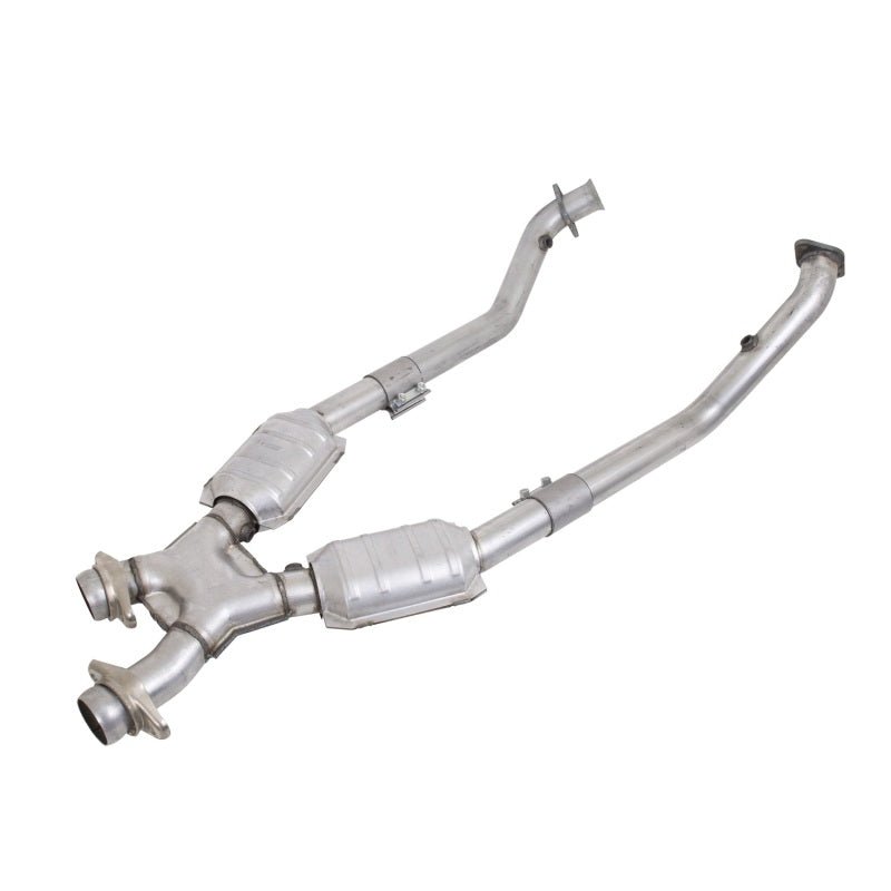 BBK 99-04 Mustang 4.6 GT / Cobra High Flow X Pipe With Catalytic Converters - 2-1/2 - Crew Original