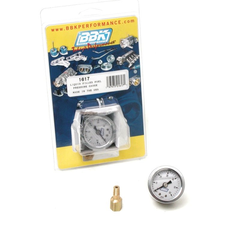 BBK Liquid Filled EFI Fuel Pressure Gauge 0-60 PSI - Crew Original