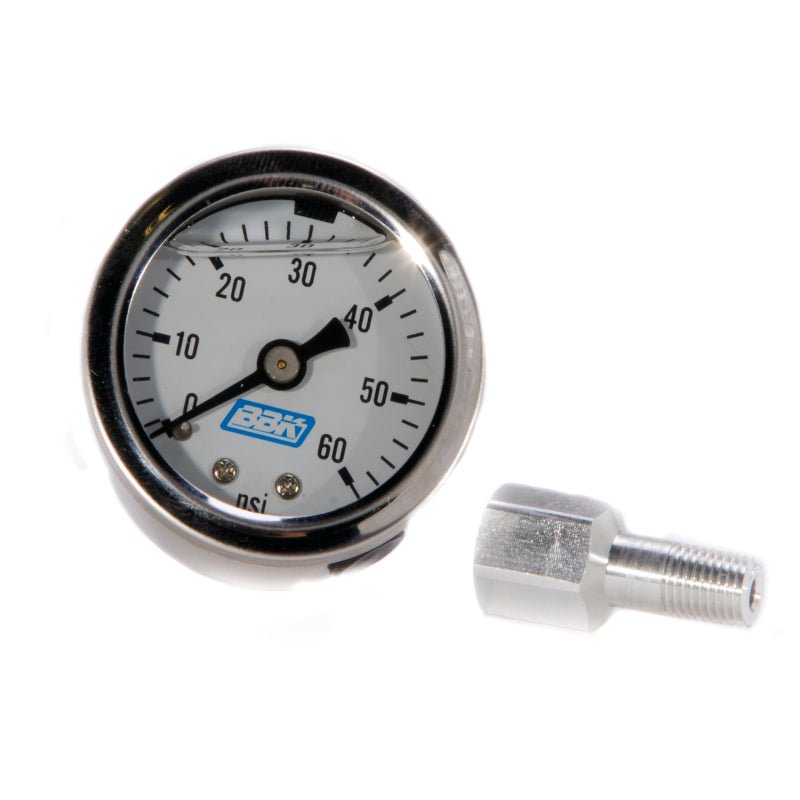 BBK Liquid Filled EFI Fuel Pressure Gauge 0-60 PSI - Crew Original