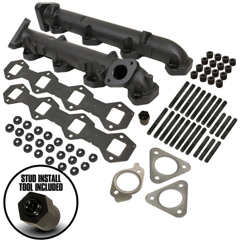 BD Diesel Exhaust Manifold Kit - Ford 2011-2014 F250/F350/F450/F550 6.7L PowerStroke - Crew Original