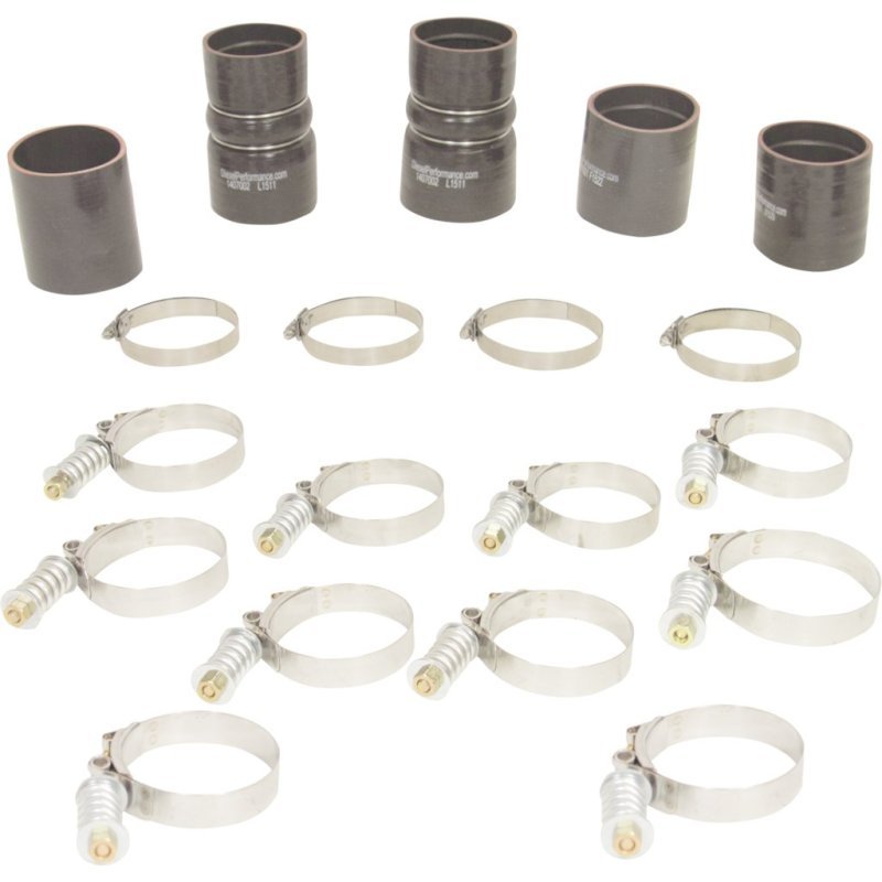 BD Diesel Intercooler Hose & Clamp Kit - 1999-2003 Ford 7.3L PowerStroke - Crew Original