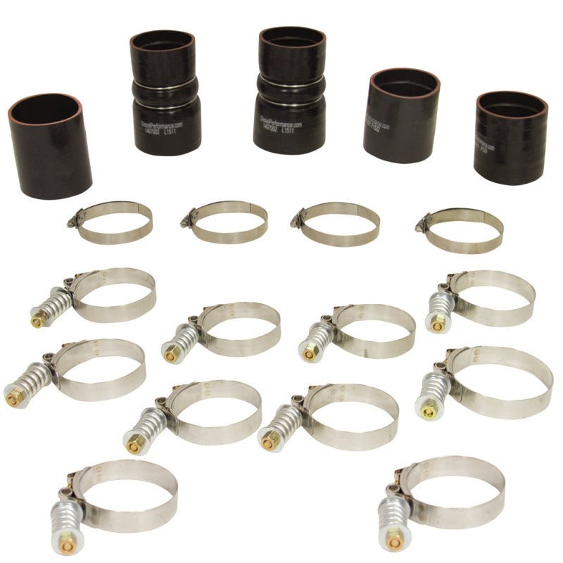 BD Diesel Intercooler Hose & Clamp Kit - 1999-2003 Ford 7.3L PowerStroke - Crew Original