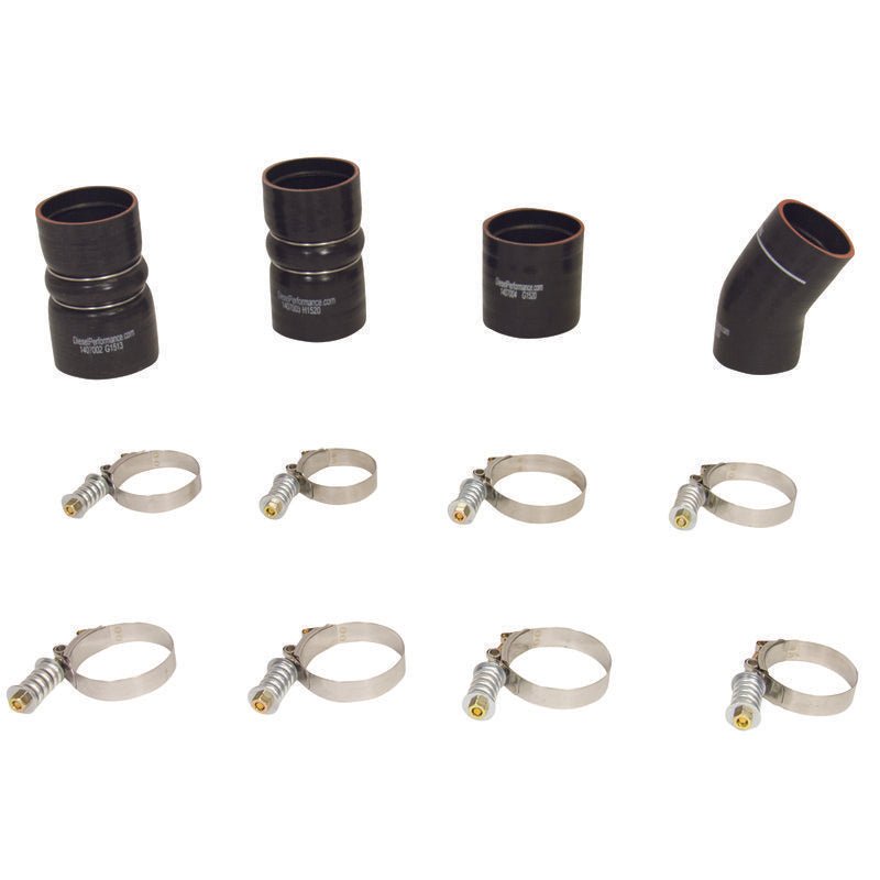 BD Diesel Intercooler Hose & Clamp Kit - 2003-2007 Ford 6.0L PowerStroke - Crew Original