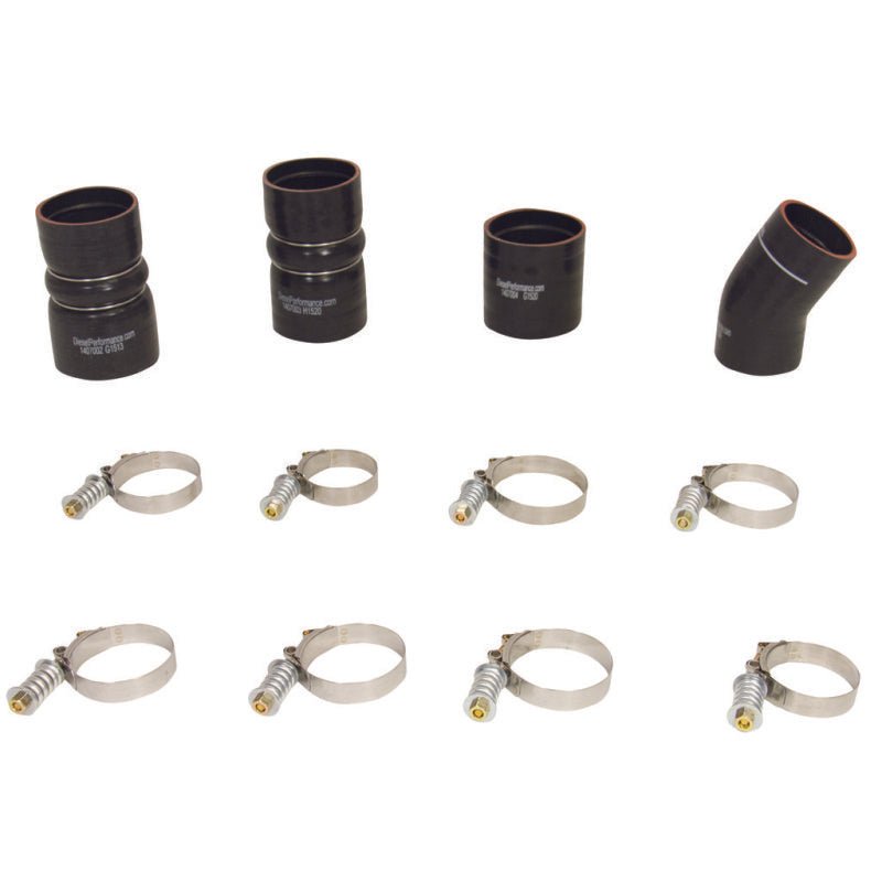 BD Diesel Intercooler Hose & Clamp Kit - 2003-2007 Ford 6.0L PowerStroke - Crew Original
