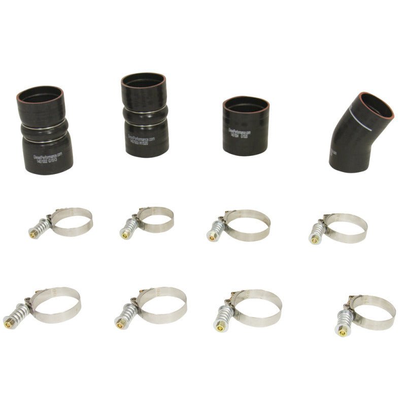 BD Diesel Intercooler Hose & Clamp Kit - 2003-2007 Ford 6.0L PowerStroke - Crew Original