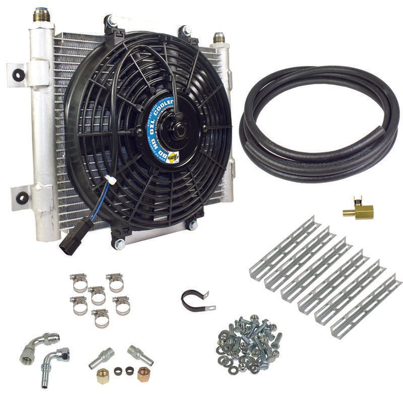 BD Diesel Xtruded Trans Oil Cooler - 1/2 inch Cooler Lines - Crew Original