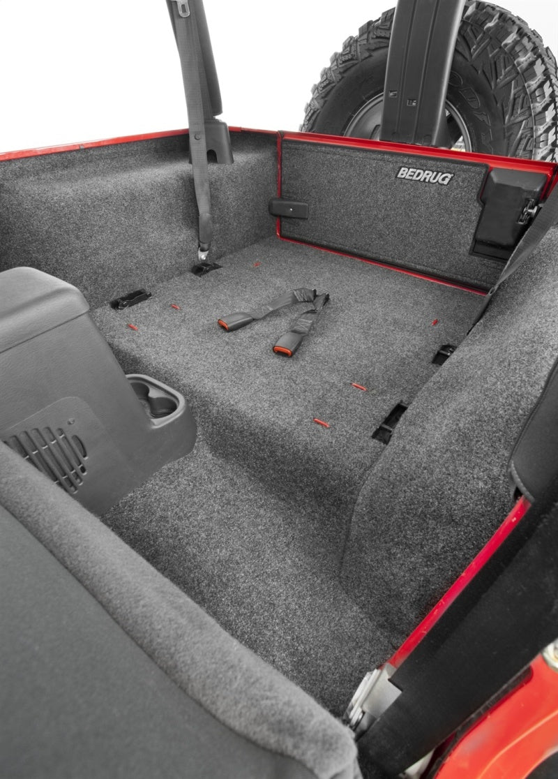 BedRug 03-06 Jeep LJ Unlimited Rear 4pc Cargo Kit (Incl Tailgate & Tub Liner) - Crew Original