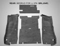 BedRug 03-06 Jeep LJ Unlimited Rear 4pc Cargo Kit (Incl Tailgate & Tub Liner) - Crew Original