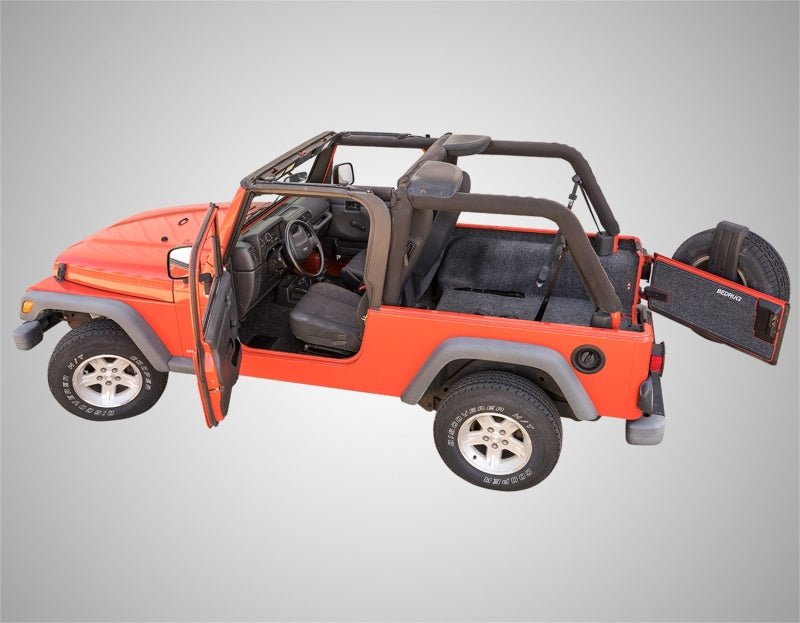 BedRug 03-06 Jeep LJ Unlimited Rear 4pc Cargo Kit (Incl Tailgate & Tub Liner) - Crew Original