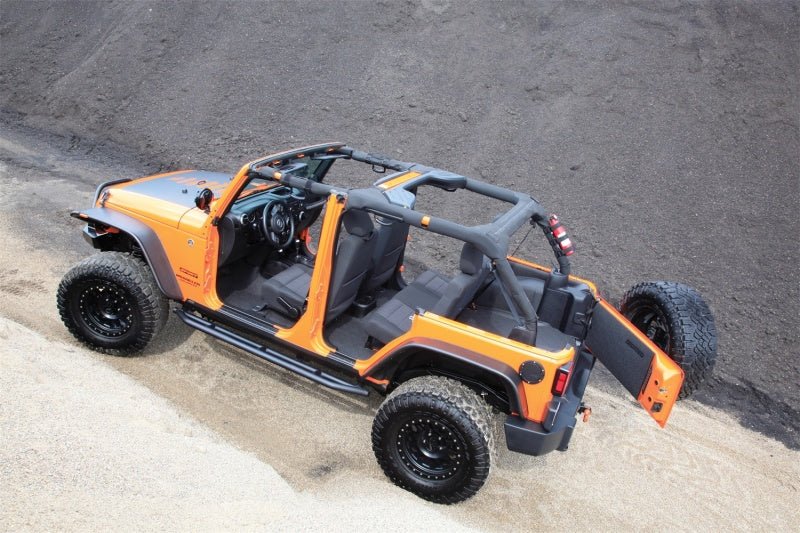 BedRug 07-16 Jeep JK Unlimited 4Dr Front 4pc BedTred Floor Kit (Incl Heat Shields) - Crew Original