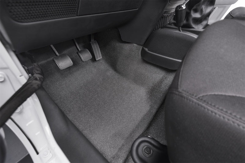 BedRug 07-16 Jeep JK Unlimited 4Dr Front 4pc BedTred Floor Kit (Incl Heat Shields) - Crew Original
