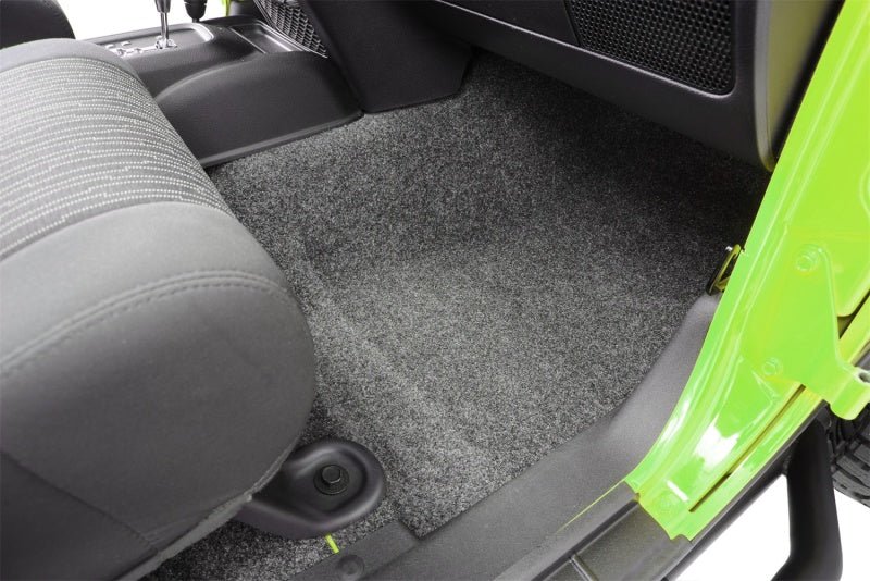 BedRug 07-16 Jeep JK Unlimited 4Dr Front 4pc Floor Kit (Incl Heat Shields) - Crew Original