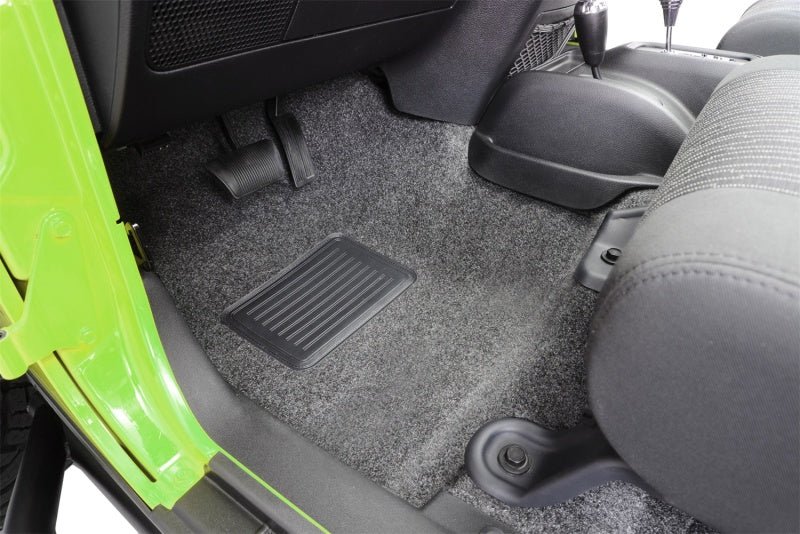 BedRug 07-16 Jeep JK Unlimited 4Dr Front 4pc Floor Kit (Incl Heat Shields) - Crew Original