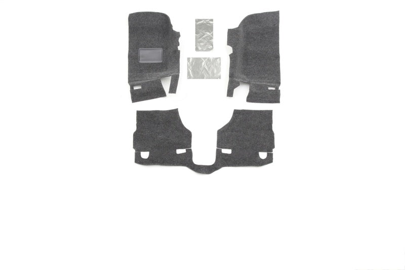 BedRug 11-16 Jeep JK 2Dr Front 3pc Floor Kit (Incl Heat Shields) - Crew Original