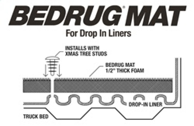 BedRug 19+ GM Silverado/Sierra 5ft 8in Bed Drop In Mat - Crew Original