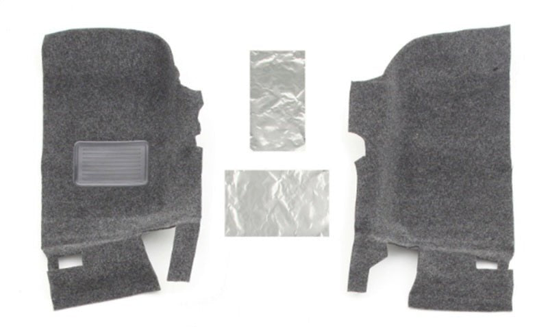 BedRug 2018+ Jeep JL 2Dr Front 2 Pc Floor Kit (Incl Heat Shields) - Crew Original