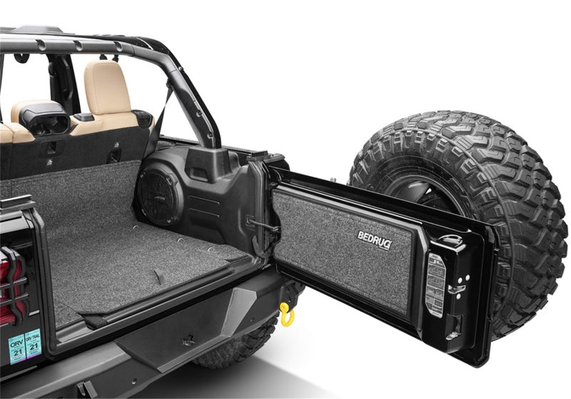 BedRug 2018+ Jeep JL 4 Door 6pc Rear Cargo Kit (w/ Gap Hider) - Crew Original