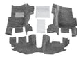 BedRug 97-06 Jeep TJ Front 3pc Floor Kit (w/Center Console) - Incl Heat Shields - Crew Original
