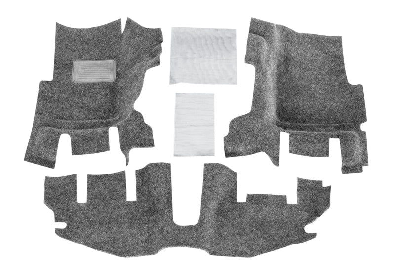 BedRug 97-06 Jeep TJ Front 3pc Floor Kit (w/Center Console) - Incl Heat Shields - Crew Original