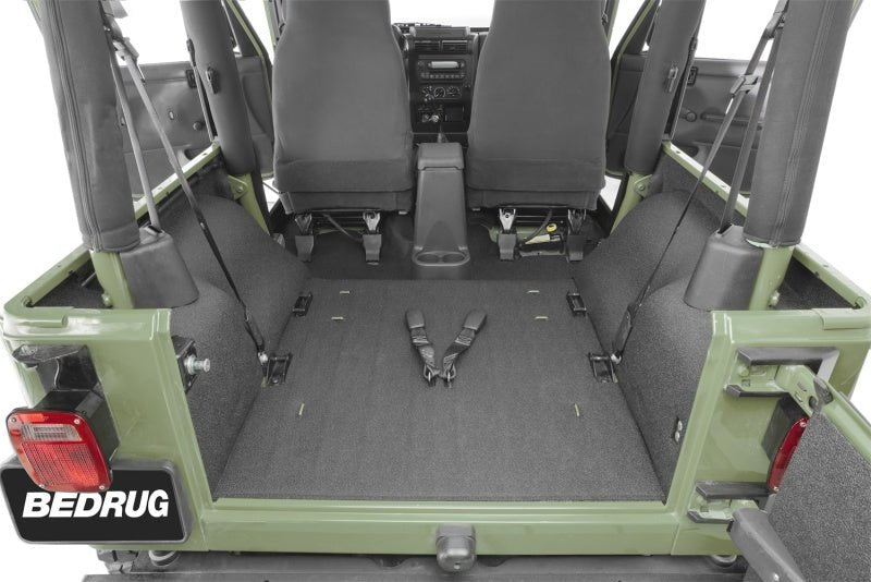 BedRug 97-06 Jeep TJ Rear 4pc BedTred Cargo Kit (Incl Tailgate) - Crew Original