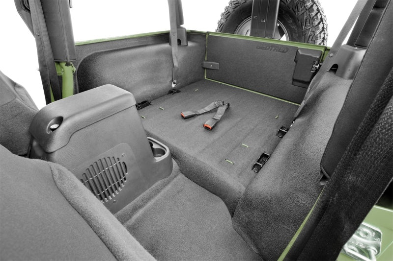 BedRug 97-06 Jeep TJ Rear 4pc BedTred Cargo Kit (Incl Tailgate) - Crew Original