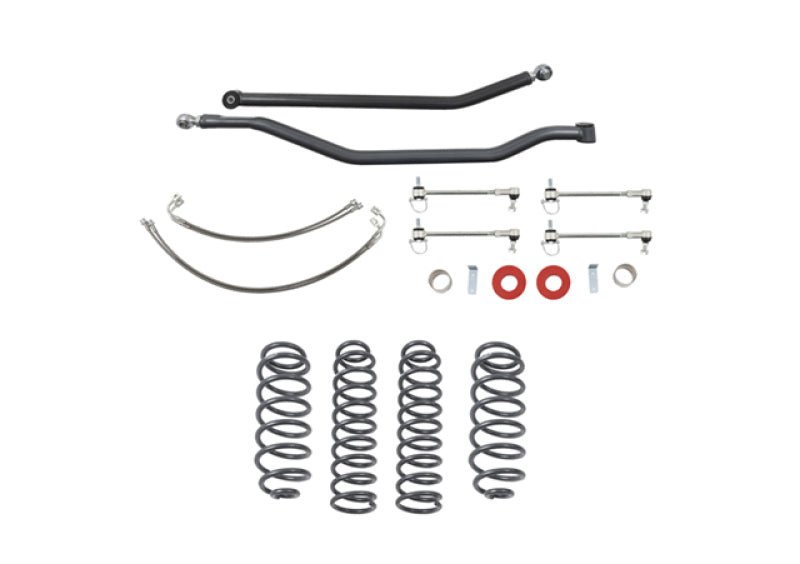 Belltech 07-17 Jeep Wrangler Rubicon Unlimited JK 4dr 4in Trail Perf Lift Kit w/ Rear Sway Bar - Crew Original