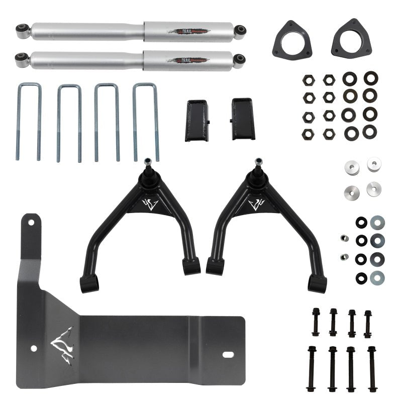 Belltech 14-16 Chevrolet Silverado / GMC Sierra 1500 4WD 4in Suspension Lift Kit w/ Shocks - Crew Original
