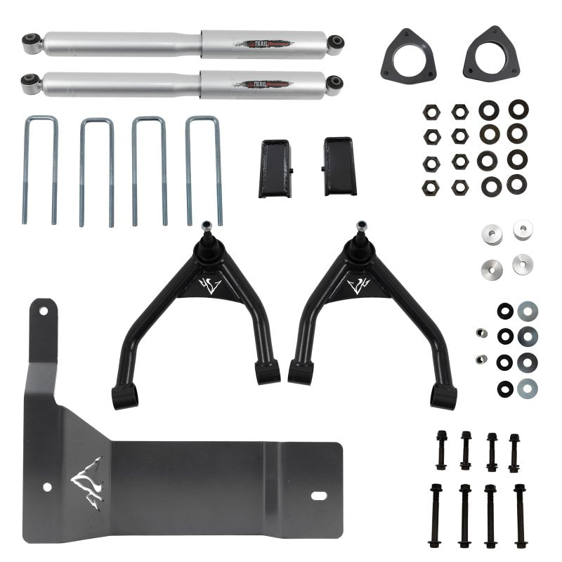 Belltech 14-16 Chevrolet Silverado / GMC Sierra 1500 4WD 4in Suspension Lift Kit w/ Shocks - Crew Original