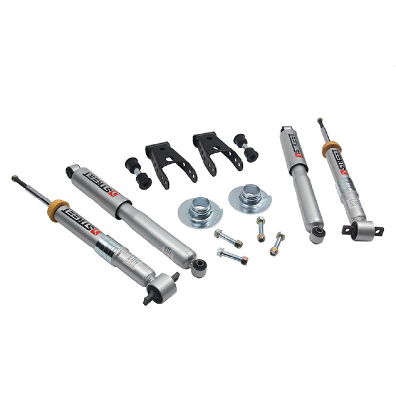 Belltech 15-17 Ford F-150 +1in to -3in Front 2in Rear Lowering Kit - Crew Original