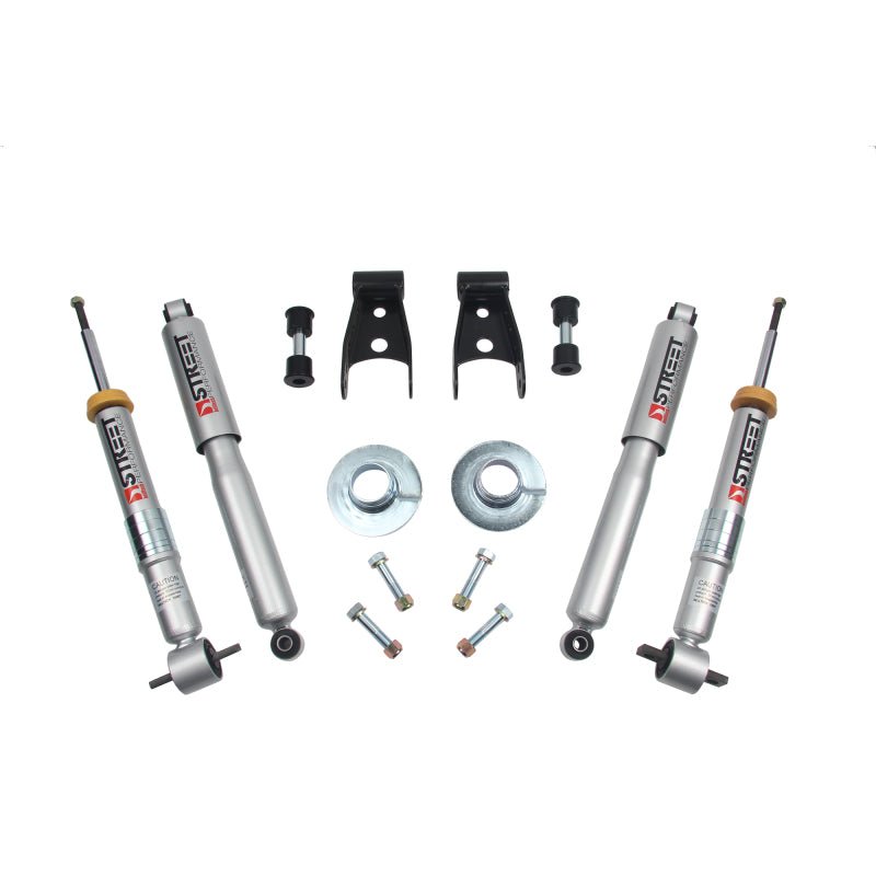 Belltech 15-17 Ford F-150 +1in to -3in Front 2in Rear Lowering Kit - Crew Original