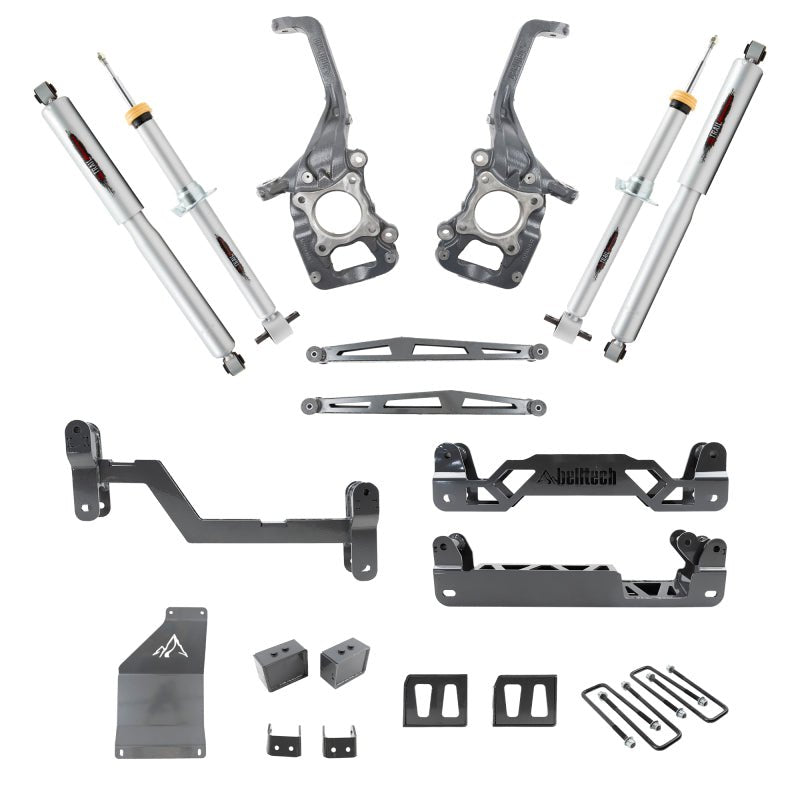 Belltech 15-20 Ford F-150 6in-7in Lift Kit w/ Trail Performance Struts & Shocks - Crew Original