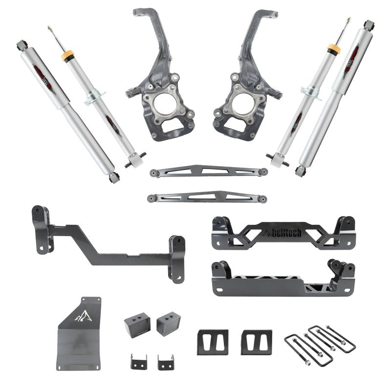 Belltech 15-20 Ford F-150 6in-7in Lift Kit w/ Trail Performance Struts & Shocks - Crew Original