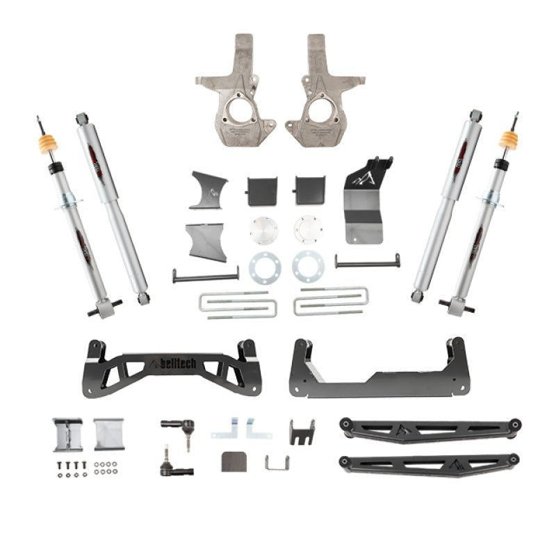 Belltech 16-18 Chevrolet Silverado / GMC Sierra 1500 4WD 7in Suspension Lift Kit w/ Shocks - Crew Original