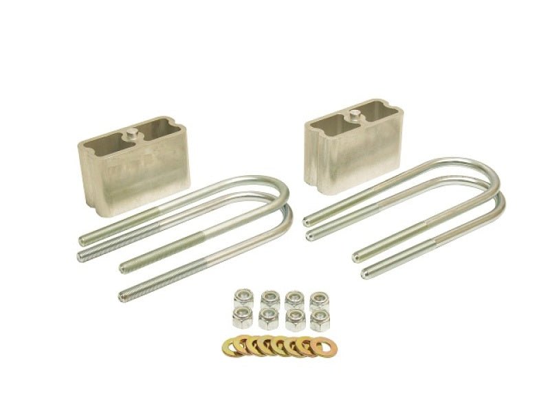 Belltech LOWERING BLOCK KIT 3inch EXTRUDED BLOCKS - Crew Original